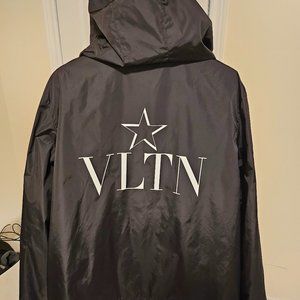 Men's Valentino Windbreaker Black Size 52 XL